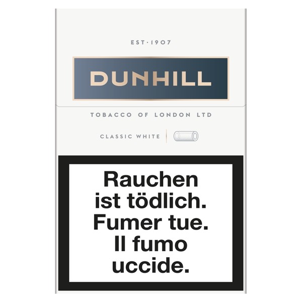 DUNHILL CLASSIC WHITE 100 BOX