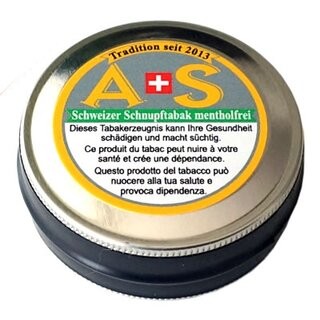 A+S SCHNUPFTABAK MENTHOL-FREI 10G