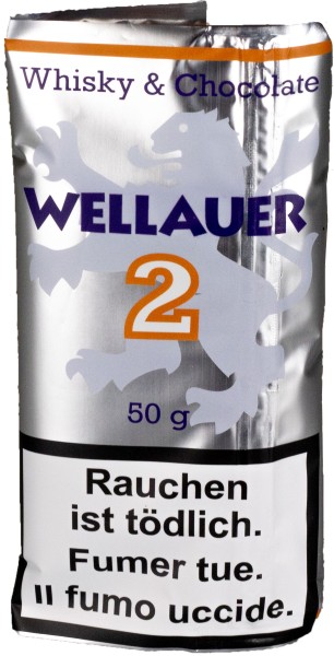 WELLAUER`S NR. 2 WHISKY & CHOCOLATE PFEIFENTABAK 50G