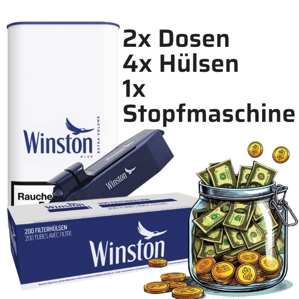 SPARPAKET WINSTON KLEIN (INKL. STOPFMASCHINE)