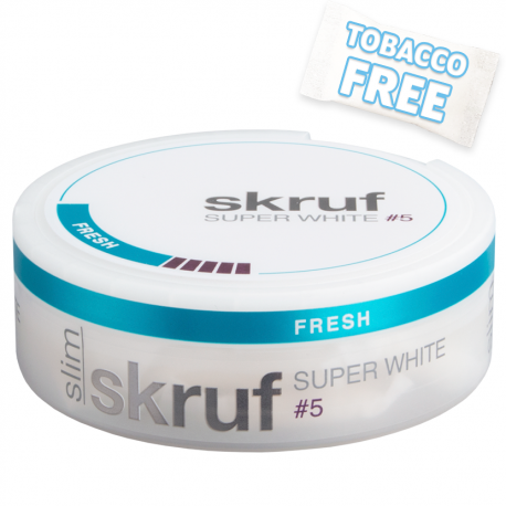 SKRUF #5 SUPER WHITE FRESH SLIM